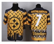 Nike Pittsburgh Steelers #7 Ben Roethlisberger Jerseys[Style Noble Fashion Elite]
