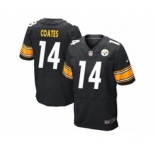 nike nfl jerseys pittsburgh steelers #14 sammie coates black[Elite]