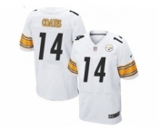 nike nfl jerseys pittsburgh steelers #14 sammie coates white[Elite]