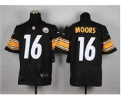 nike nfl jerseys pittsburgh steelers #16 moore black[Elite]