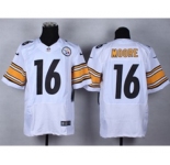 nike nfl jerseys pittsburgh steelers #16 moore white[Elite]