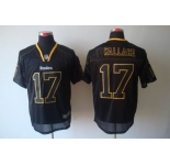 nike nfl jerseys pittsburgh steelers #17 wallace black[Elite lights out]