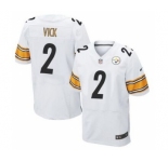 nike nfl jerseys pittsburgh steelers #2 vick white[Elite]