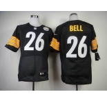 nike nfl jerseys pittsburgh steelers #26 bell black[Elite]