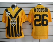 nike nfl jerseys pittsburgh steelers #26 woodson throwback yellow-black 1933