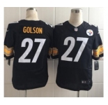 nike nfl jerseys pittsburgh steelers #27 golson black[Elite][golson]