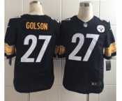 nike nfl jerseys pittsburgh steelers #27 golson black[Elite][golson]