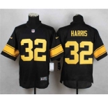 nike nfl jerseys pittsburgh steelers #32 franco harris black[Elite][number golden]