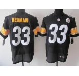 nike nfl jerseys pittsburgh steelers #33 redman black[Elite]