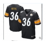nike nfl jerseys pittsburgh steelers #36 bettis black[Elite]