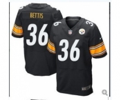 nike nfl jerseys pittsburgh steelers #36 bettis black[Elite]