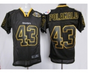 nike nfl jerseys pittsburgh steelers #43 polamalu black[Elite lights out 80 anniversary]