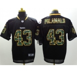 nike nfl jerseys pittsburgh steelers #43 troy polamalu black[Elite Camo Fashion]