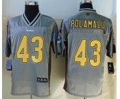 nike nfl jerseys pittsburgh steelers #43 troy polamalu grey[Elite vapor]