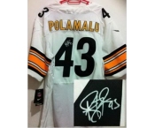 nike nfl jerseys pittsburgh steelers #43 troy polamalu white[Elite signature]
