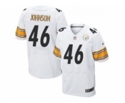 nike nfl jerseys pittsburgh steelers #46 will johnson white(Elite)