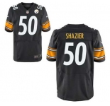 nike nfl jerseys pittsburgh steelers #50 shazier black[Elite]