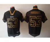 nike nfl jerseys pittsburgh steelers #53 pouncey black[Elite lights out]