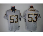 nike nfl jerseys pittsburgh steelers #53 pouncey grey[Elite lights out]
