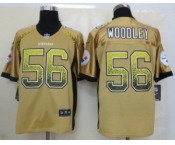 nike nfl jerseys pittsburgh steelers #56 laMarr woodley gold[Elite drift fashion]