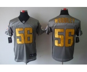 nike nfl jerseys pittsburgh steelers #56 woodley grey[Elite shadow]