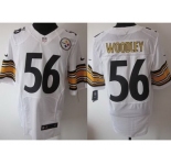 nike nfl jerseys pittsburgh steelers #56 woodley white[Elite]