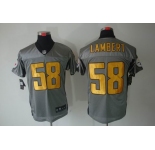 nike nfl jerseys pittsburgh steelers #58 lambert grey[Elite shadow]