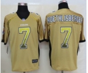 nike nfl jerseys pittsburgh steelers #7 ben roethlisberger gold[Elite drift fashion]