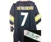 nike nfl jerseys pittsburgh steelers #7 roethlisberger black[Elite signature]