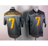 nike nfl jerseys pittsburgh steelers #7 roethlisberger grey[Elite shadow]
