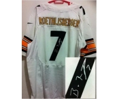 nike nfl jerseys pittsburgh steelers #7 roethlisberger white[Elite signature]