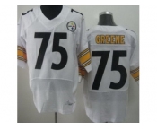 nike nfl jerseys pittsburgh steelers #75 greene white[Elite]