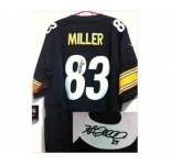 nike nfl jerseys pittsburgh steelers #83 miller black[Elite signature]