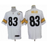nike nfl jerseys pittsburgh steelers #83 miller white[Elite]