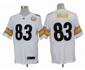 nike nfl jerseys pittsburgh steelers #83 miller white[Elite]
