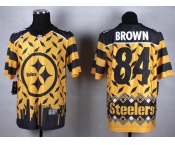 nike nfl jerseys pittsburgh steelers #84 brown [Elite Style Noble Fashion]