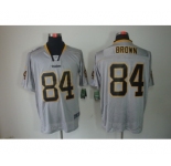 nike nfl jerseys pittsburgh steelers #84 brown grey[Elite lights out]