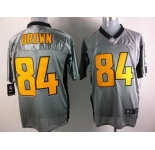 nike nfl jerseys pittsburgh steelers #84 brown grey[Elite shadow]