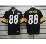 nike nfl jerseys pittsburgh steelers #88 sanders black[sanders][Elite]