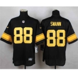 nike nfl jerseys pittsburgh steelers #88 swann black[Elite][number golden]