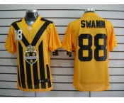 nike nfl jerseys pittsburgh steelers #88 swann throwback yellow-black 1933