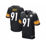 nike nfl jerseys pittsburgh steelers #91 stephon tuitt black(Elite)[tuitt]