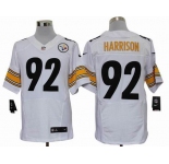 nike nfl jerseys pittsburgh steelers #92 harrison white[Elite]