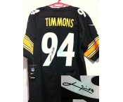 nike nfl jerseys pittsburgh steelers #94 timmons black[Elite signature]