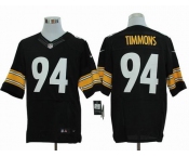 nike nfl jerseys pittsburgh steelers #94 timmons black[Elite]