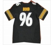 nike nfl jerseys pittsburgh steelers #96 hood black[Elite]