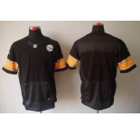 nike nfl jerseys pittsburgh steelers blank black[Elite]