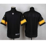 nike nfl jerseys pittsburgh steelers blank black[Elite][number golden]