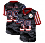 Men New Nike Pittsburgh Steelers #39 Fitzpatrick 2020 Nike Camo USA Salute to Service Limited Jersey