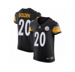 Men Nike Pittsburgh Steelers #20 Robert Golden Black Team Color Vapor Untouchable Elite Player NFL Jersey